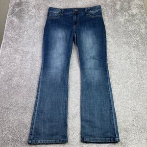 Wrangler Jeans Women's 34X32 Blue Boot Cut High Rise Dark Denim Western Rodeo